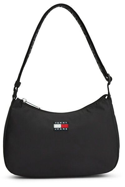 Tommy Hilfiger TJW Essential Günlük Omuz Kadın Siyah Omuz Çantası AW0AW17888BDS