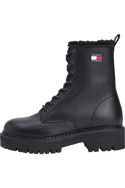 Tommy Hilfiger Kadın Marka Logo Detaylı Kalın Tabanlı Full Bağcıklı Şık Görün...