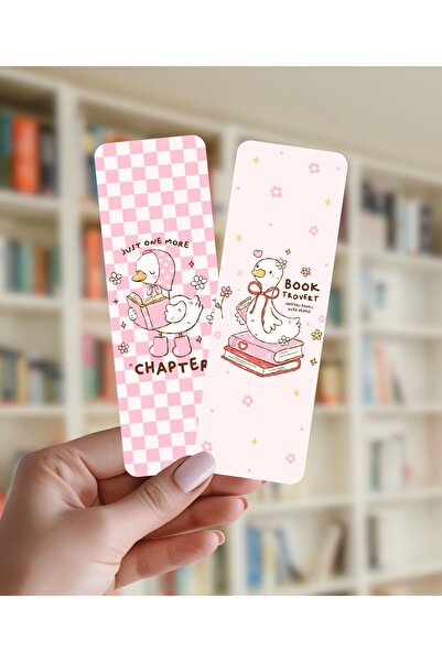 Flurina Studio Çift Taraflı Kitap Ayracı No:004 - Booktrovert