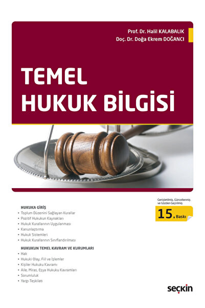 Seçkin Yayıncılık Temel Hukuk Bilgisi
