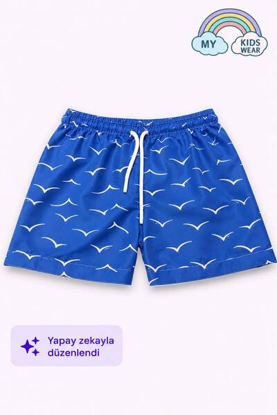 My Kids Wear Boy's Patterned Swim Shorts 3-16 Years 12414