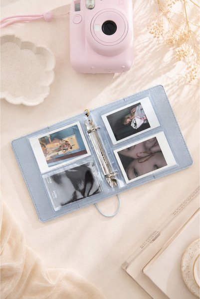 Mint Design Mini Fotoğraf Albümü - Instax Mini Uyumlu Halkalı Kpop Binder - C...