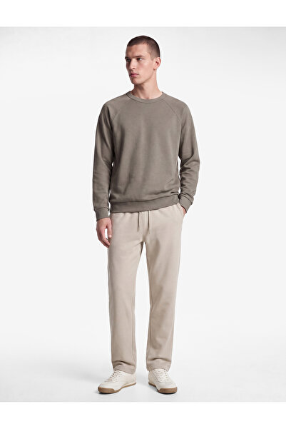 Koton Cotton Raglan Sleeve Crew Neck Basic Sweatshirt