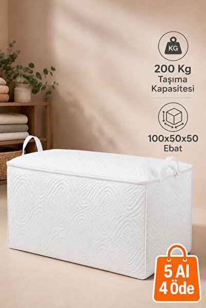 Hig Store Dayanıklı Taşınabilir Kulplu Fermuarlı 200 Kg Taşıma Kapasiteli 100...
