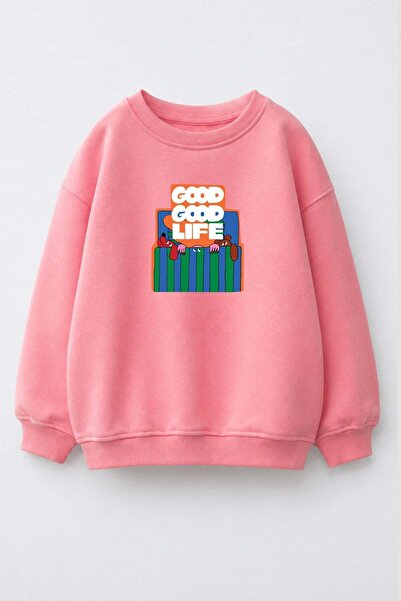 Monila Hanorac unisex pentru copii, din bumbac imprimat, cu 3 fire