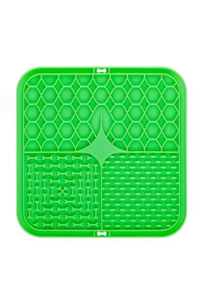 Choice8 Green Pet Lick Silicone Mat Pet Slow Food Plate Dog Bathing Distracti...