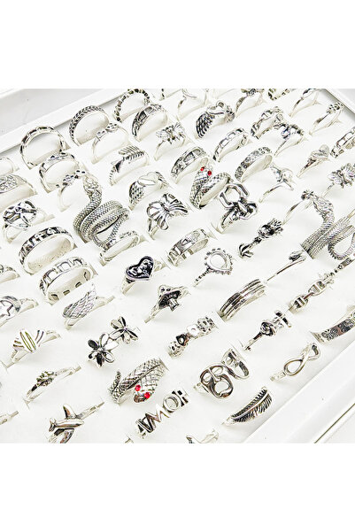 Choice mix size(15mm-19mm) R160Y 30pcs 30pcs/lot Gothic Punk Ring Set For Wom...