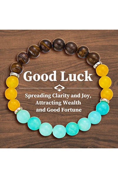 Choice BR24Y0407-1 Natural Stone Symbolic Bracelets Women Men 7 Chakra Medita...