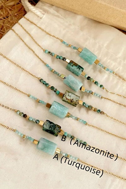 Choice Adjustable B (Amazonite) CCGOOD Natural Turquoise Bracelet AA Amazonit...