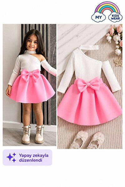 My Kids Wear Festive Girls' Top and Bottom Set