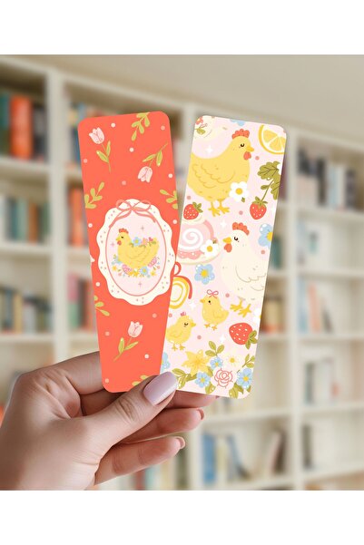 Flurina Studio Çift Taraflı Kitap Ayracı No:023 - Sunny Chic