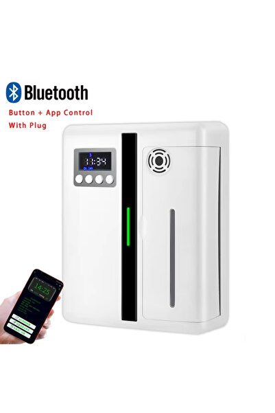 Choice EU White 160ml Waterless Scent Diffuser Bluetooth Wall-Mounted Fragran...