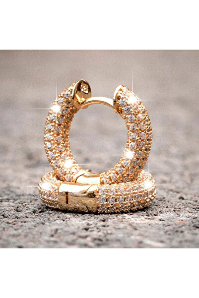 Choice E573 Huitan Luxury Women Small Hoop Earrings Dazzling Micro Paved CZ S...