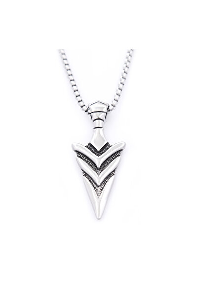 Choice 60cm Chain Punk Vintage Stainless Steel Arrow Pendant Necklace Cool Hi...