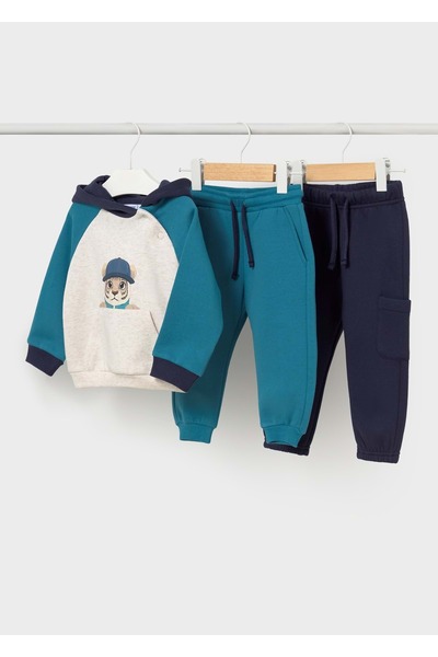 MAYORAL Boy's 2-Piece Winter Tracksuit Set Dark Blue