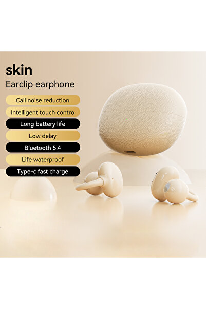 Choice Apricot 2026 New Open Bluetooth Earphone Air-bone Conduction High Soun...