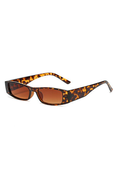 Choice1 show as picture bright leopard Small Rectangle Sunglasses Women Brand...