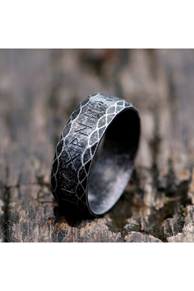 Choice 13 Antique 2022 NEW Men's 316L Stainless-Steel Rings Retro Odin Viking...