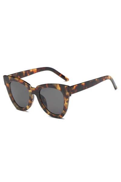 Choice1 show as picture Amber Gray Fashion Cat Eye Sunglasses Women Luxury Br...