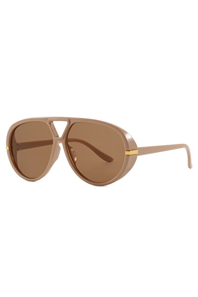 Choice4 khaki New Fashion Large Frame Orange Oval Sunglasses for Women Brand ...