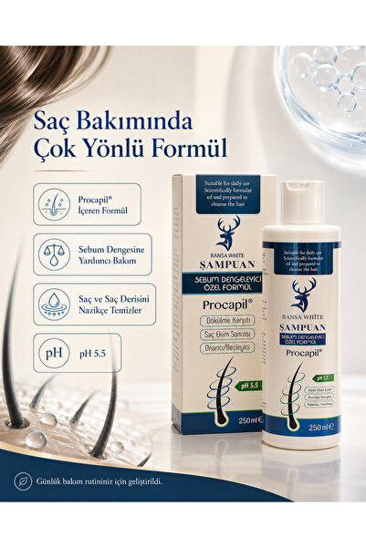 RANSA WHITE Procapil Dökülme Karşıtı Şampuan 250 ml