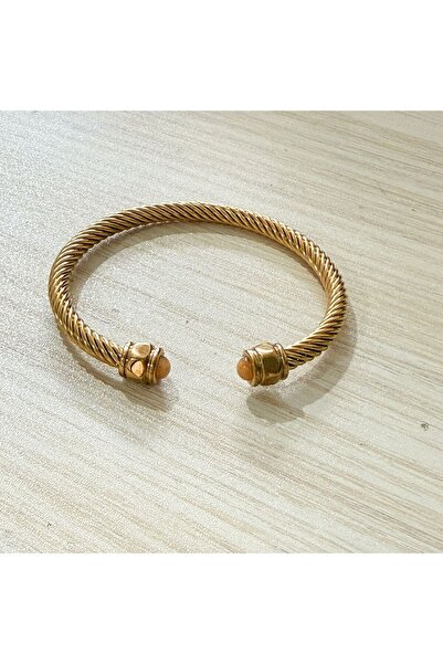 Choice9 58-60mm November 12 Month Color Natural Stone Bracelet Stainless Stee...