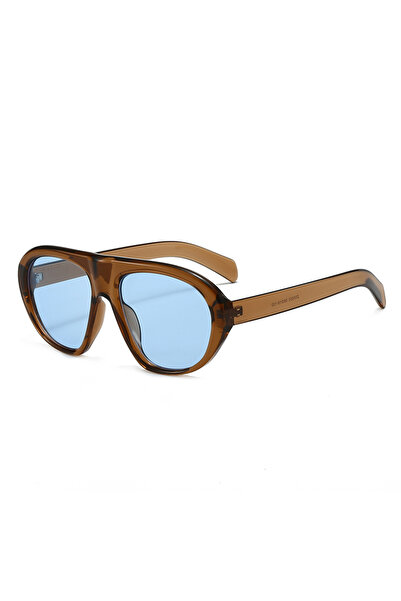 Choice4 brown blue New Oversized Pilot Sunglasses Women Men Vintage Brand Sun...