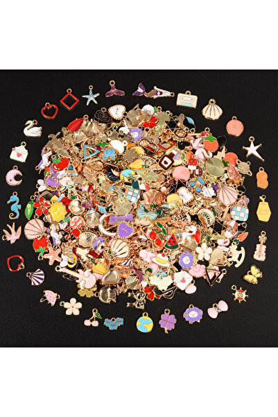 Choice Random 30pcs 30/60/100pcs Random Mix Different Animal Moon Fruits Hear...