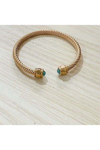 Choice10 58-60mm December 12 Month Color Natural Stone Bracelet Stainless Ste...