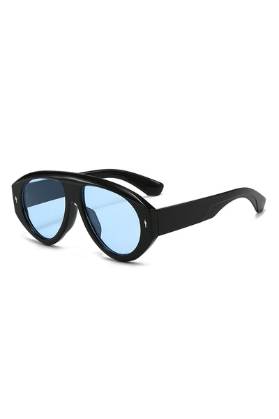 Choice5 black blue Fashion Big Frame Square Women Sunglasses Retro Candy Colo...