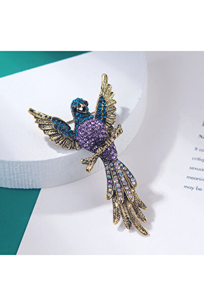 Choice A ZAKOL Exquisite Full Crystal Luxury Hummingbird Brooches Badges for ...