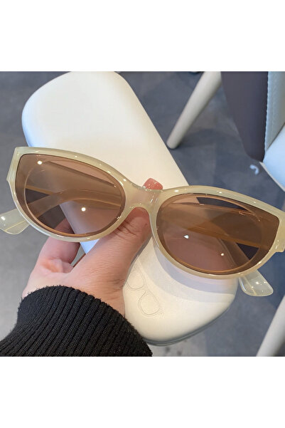 Choice5 yellow 1/4pcs Fashion Small Cat Eye Sunglasses Vintage Brand Designer...