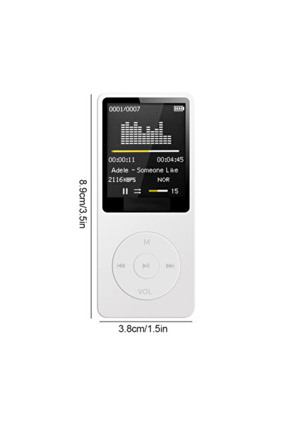choice2 WHITE Portable MP4 FM card insertion Bluetooth player MP3 USB Charger...