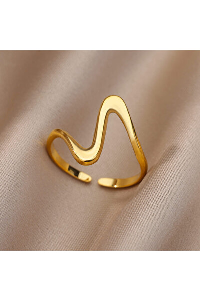 Choice JZ3944G Gold Color Stainless Steel Open Rings For Women Fashion Aesthe...