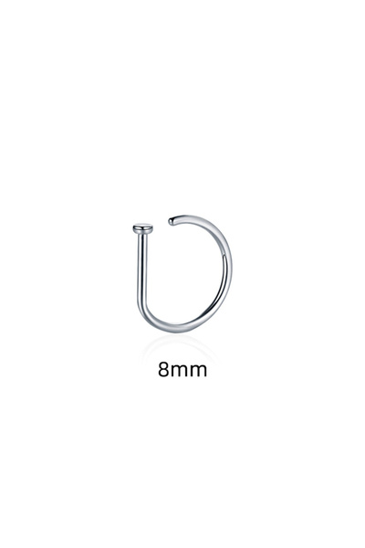 Choice3 silver color Women Men Fake Piering Nose Ring Earrings Fashion punk N...