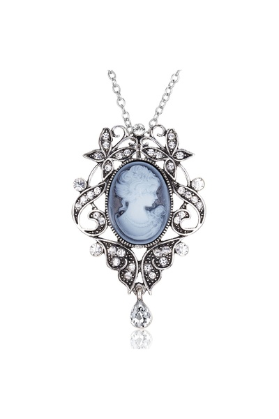 Choice NC18Y0060 Vintage Cameo Beauty Portrait Pendant Necklace For Women Men...