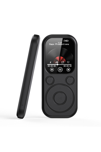 Choice Black Ultra-thin 1.8 Inch MP3 Player Type-C Portable Walkman Bluetooth...