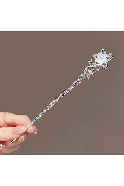 Choice 01 Vintage Moonstone Star Moon Hair Sticks for Women Chinese Style Cro...