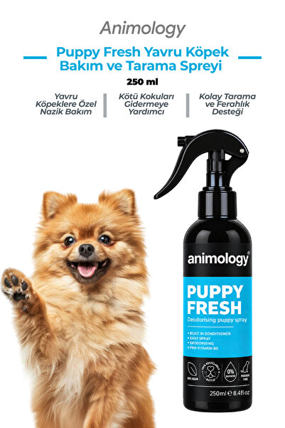 Animology Puppy Fresh Kötü Koku Giderici Yavru Köpek Bakım ve Tarama Spreyi 2...
