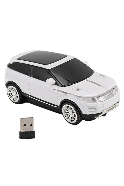 choice2 WHITE Car Shape Wireless Gaming Mouse Mice 2.4GHz 1600 DPI Cool 3D Ca...