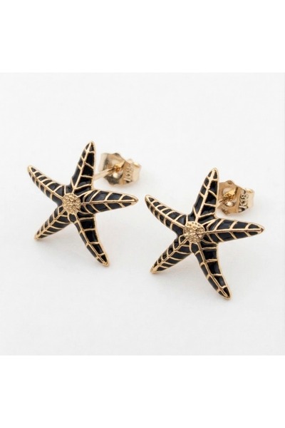Siya Silver Starfish Steel Earrings