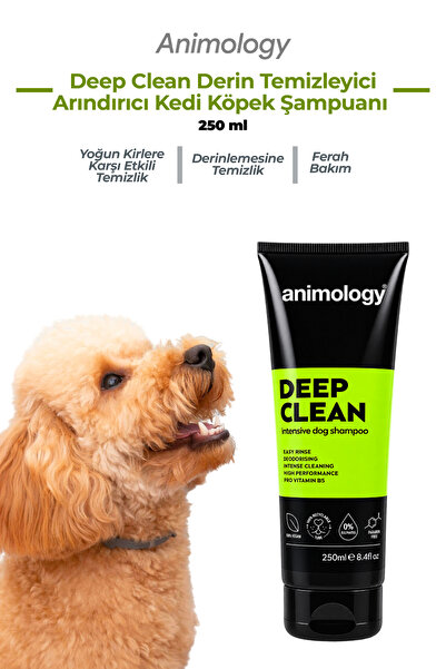 Animology Deep Clean Derin Temizleyici Arındırıcı Kedi Köpek Şampuanı 250 mL