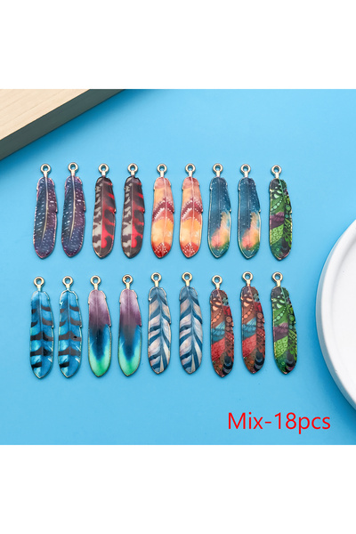Choice Mix-18pcs 18pcs/lot Enamel Alloy Charms Bohemian Ethnic Style Colorful...