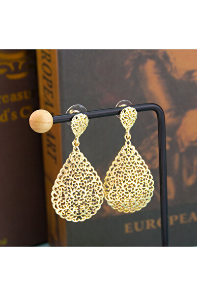 Choice LL156 Fashion Gold Color Arabesque Drop Earring For Women Arabic Court...
