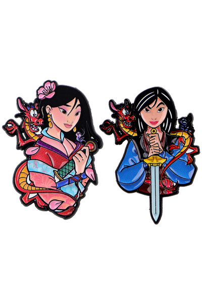 Choice 2pcs 2pcs Cute Girls Enamel Pin Red Dragon Brooch For Coat Women's Bro...