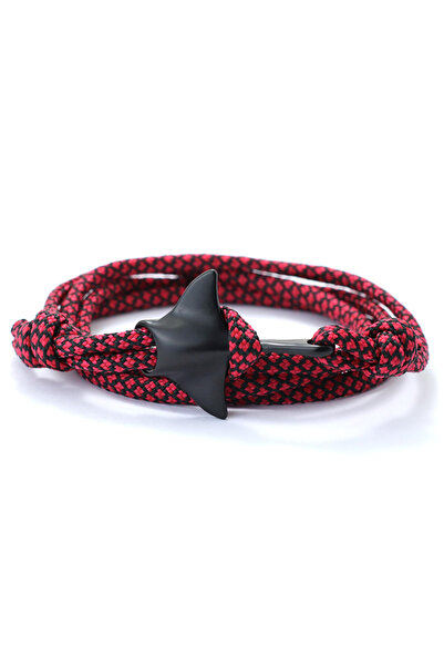 Choice5 Wine Fashion Manta Bracelet Men Multilayer Adjustable Paracord Rope B...