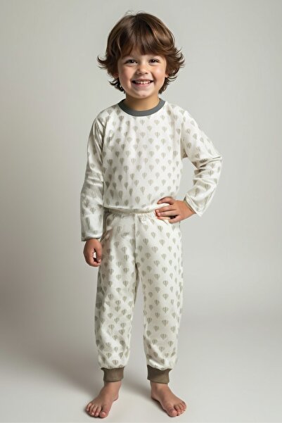 Zeyland Kız Erkek Çocuk Desenli Pijama Takımı