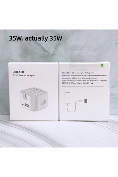 Choice3 شاحن USB-C فائق السرعة A4، قطعة واحدة، بقدرة 20 واط و35 واط، متوافق م...