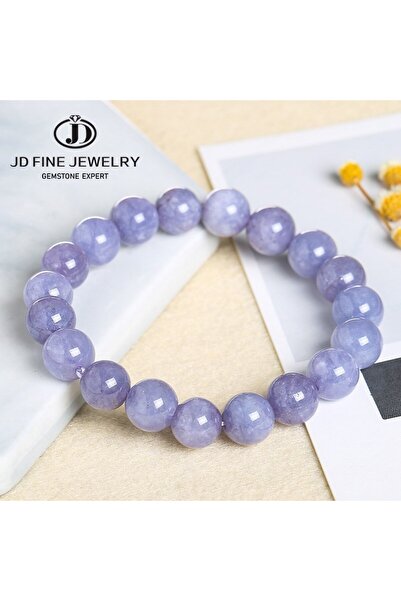 Choice 8mm Purple Aquamarine JD Natural Aquamarine Bead Bracelets Women Fashi...