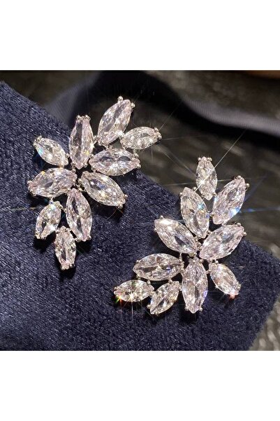 Choice E4637 Huitan Charming Women Stud Earrings Full Bright Cubic Zirconia f...